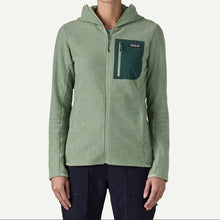Carica l'immagine nel visualizzatore di Gallery, PATAGONIA R1 Air Fleece Midlayer Full-zip donna
