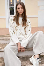 Carica l'immagine nel visualizzatore di Gallery, MOLLY BRACKEN Maglia traforata iridescente donna