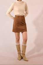 Carica l'immagine nel visualizzatore di Gallery, MOLLY BRACKEN Minigonna in camoscio donna