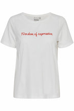 Carica l&#39;immagine nel visualizzatore di Gallery, ICHI T-shirt ricamata in cotone donna
