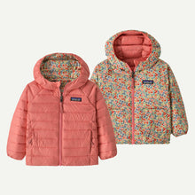 Carica l&#39;immagine nel visualizzatore di Gallery, PATAGONIA Baby Reversible Down Sweater Hoody giacca bimbo
