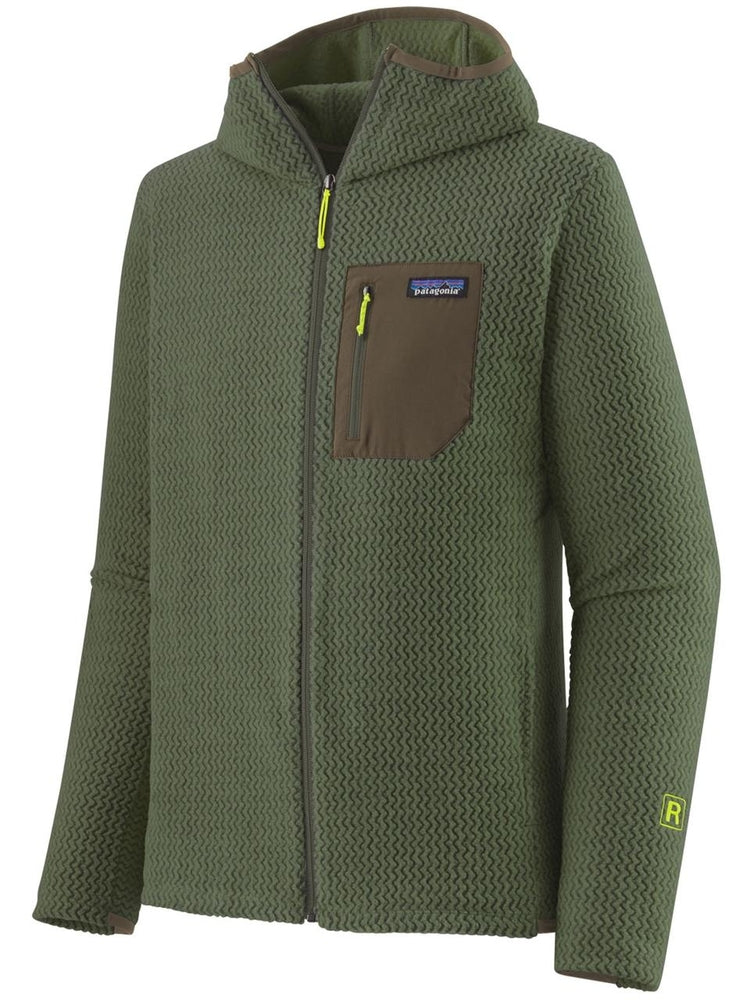 PATAGONIA R1 pile uomo con cappuccio