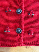 Carica l'immagine nel visualizzatore di Gallery, CREAZIONI CHIC Gilet in maglia abbottonato tirolese bimba
