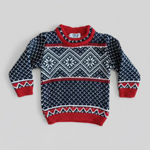 Carica l'immagine nel visualizzatore di Gallery, CREAZIONI CHIC Maglia jacquard tirolese bimbo
