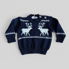 Carica l'immagine nel visualizzatore di Gallery, CREAZIONI CHIC Maglia jacquard tirolese bimbo
