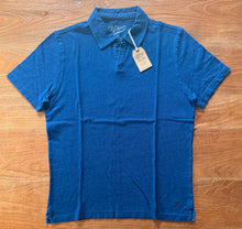 Carica l&#39;immagine nel visualizzatore di Gallery, BL&#39;KER Polo lavata indigo uomo
