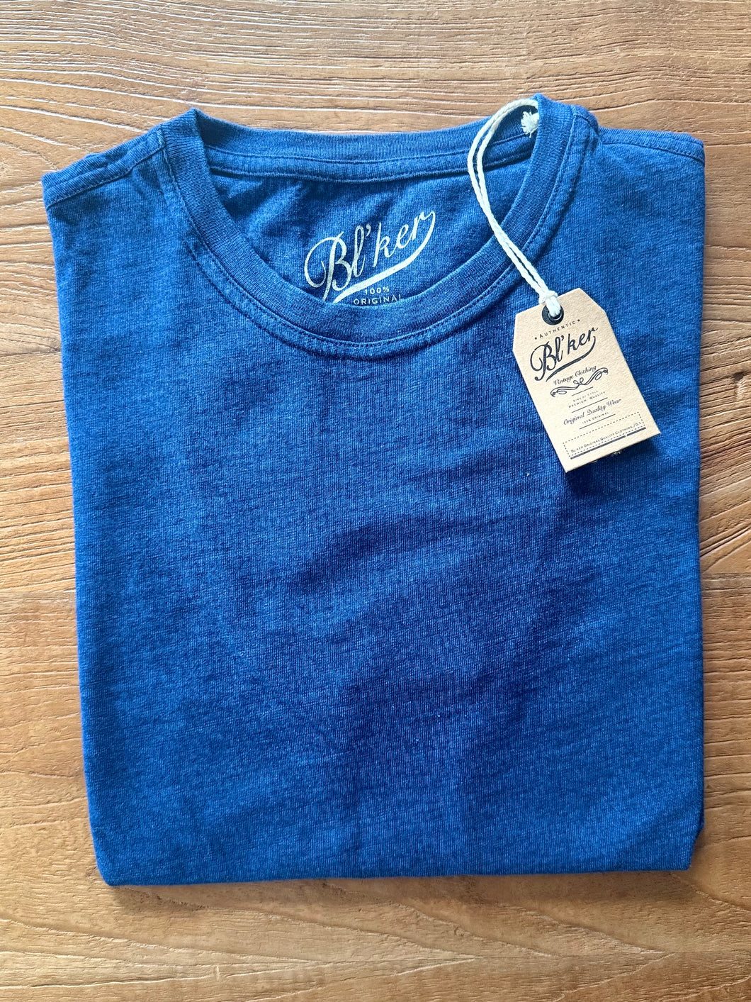 BL'KER T-shirt lavata indigo uomo