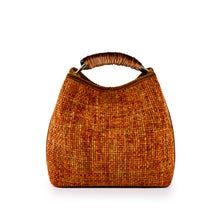 Carica l&#39;immagine nel visualizzatore di Gallery, VIAMAILBAG Borsa a secchiello in ciniglia jacquard donna
