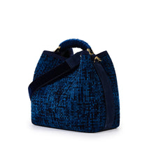 Carica l&#39;immagine nel visualizzatore di Gallery, VIAMAILBAG Borsa a secchiello in ciniglia jacquard donna
