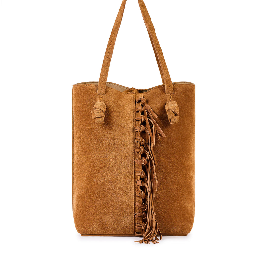 VIAMAILBAG Borsa secchiello in camoscio donna
