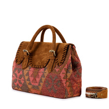 Carica l&#39;immagine nel visualizzatore di Gallery, VIAMAILBAG Borsa con tappa in camoscio donna
