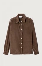 Carica l'immagine nel visualizzatore di Gallery, AMERICAN VINTAGE Camicia in velluto Padow donna
