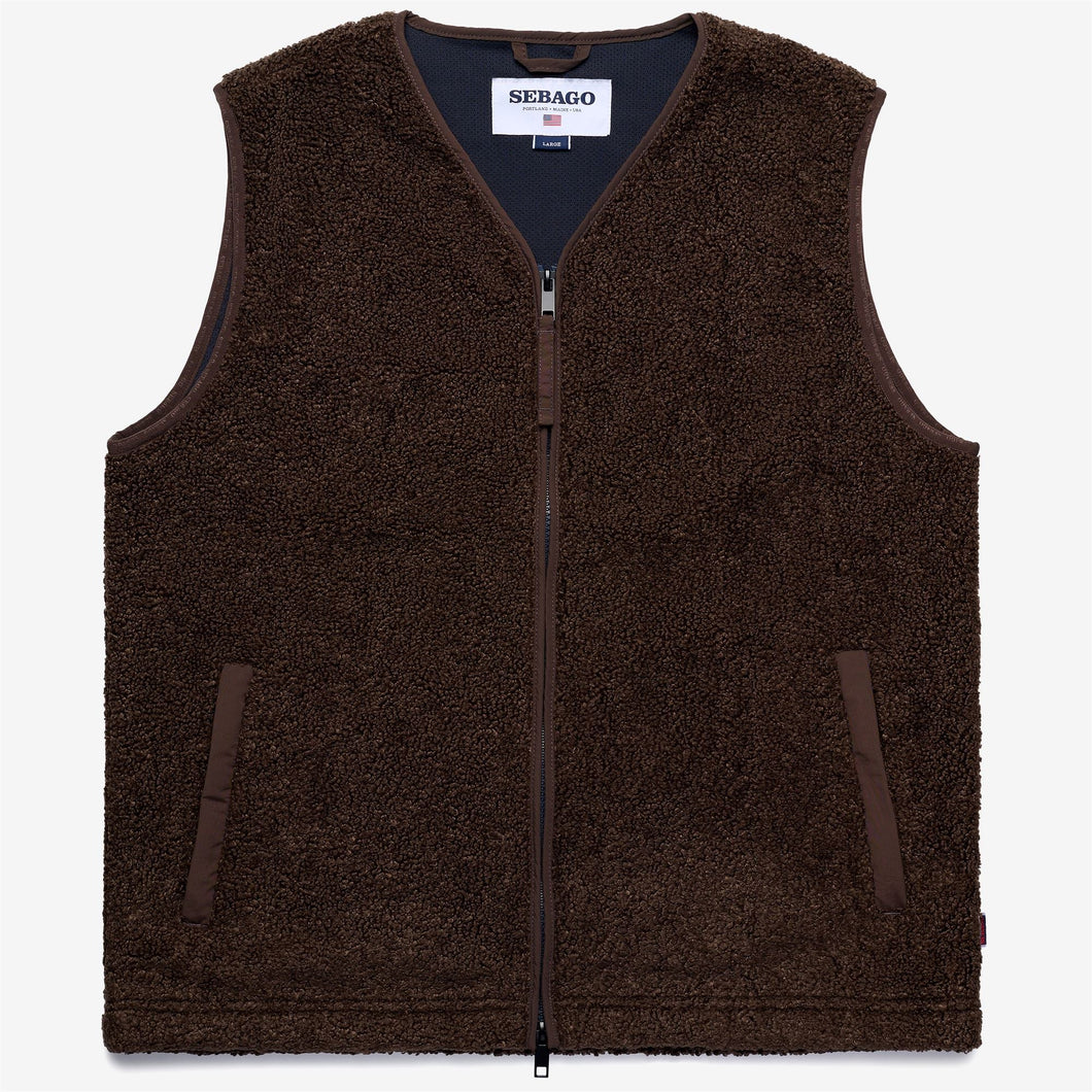 SEBAGO Tremont gilet in pile unisex