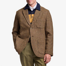 Carica l&#39;immagine nel visualizzatore di Gallery, SEBAGO Neddick giacca blazer in lana micropieddepoulle unisex
