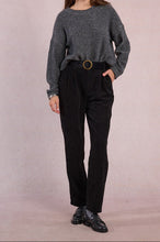 Carica l&#39;immagine nel visualizzatore di Gallery, MOLLY BRACKEN Pantaloni in velluto con pinces donna
