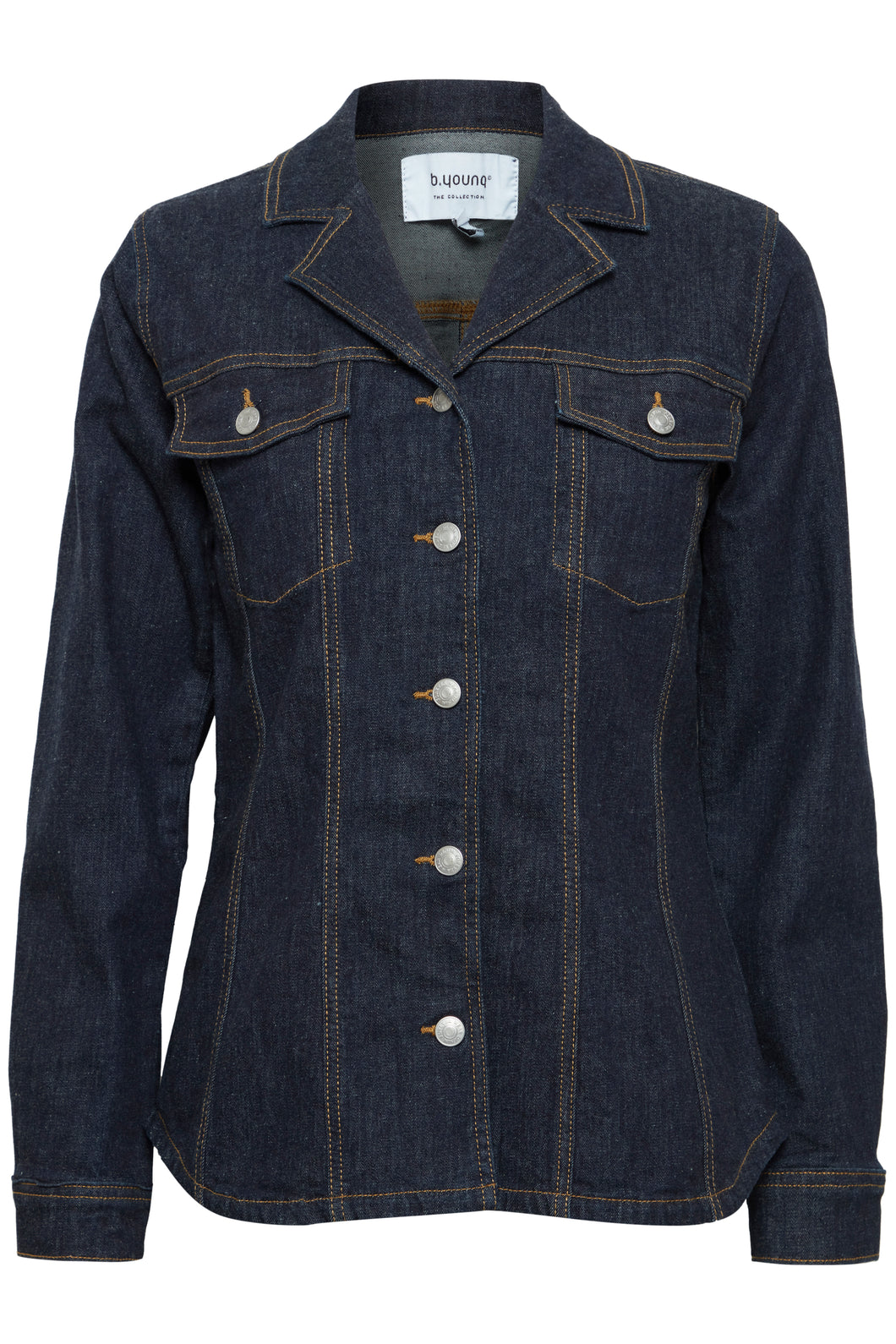 B. YOUNG Giacca Camicia in denim donna