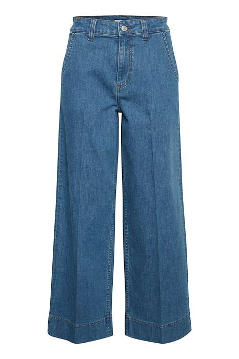 B. YOUNG Denim chino cropped donna