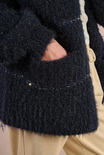 Carica l&#39;immagine nel visualizzatore di Gallery, MOLLY BRACKEN Cardigan aperto iridescente rigato donna
