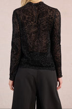 Carica l&#39;immagine nel visualizzatore di Gallery, MOLLY BRACKEN Top in pizzo motivo Paisley trasparente donna
