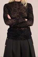 Carica l&#39;immagine nel visualizzatore di Gallery, MOLLY BRACKEN Top in pizzo motivo Paisley trasparente donna
