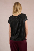 Carica l&#39;immagine nel visualizzatore di Gallery, MOLLY BRACKEN T-shirt metallizzata donna
