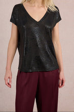 Carica l&#39;immagine nel visualizzatore di Gallery, MOLLY BRACKEN T-shirt metallizzata donna

