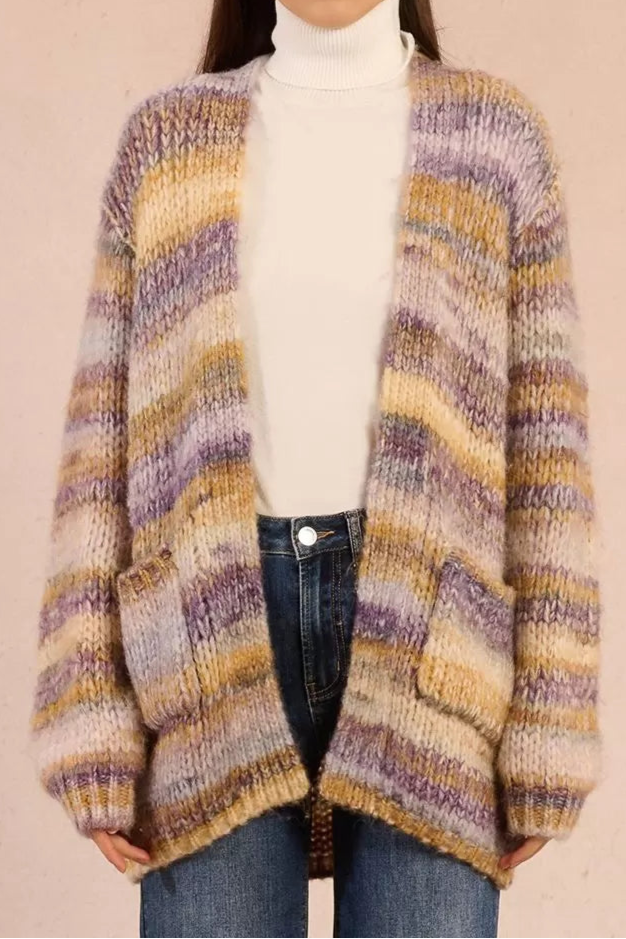 MOLLY BRACKEN Cardigan aperto in maglia donna