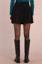 Carica l&#39;immagine nel visualizzatore di Gallery, MOLLY BRACKEN Gonna corta in velluto plissettata donna
