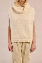 Carica l&#39;immagine nel visualizzatore di Gallery, MOLLY BRACKEN Maglia dolcevita smanicata con paillettes donna
