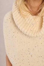 Carica l&#39;immagine nel visualizzatore di Gallery, MOLLY BRACKEN Maglia dolcevita smanicata con paillettes donna
