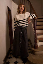 Carica l&#39;immagine nel visualizzatore di Gallery, MOLLY BRACKEN Maglione traforato a righe donna
