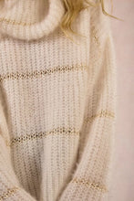 Carica l&#39;immagine nel visualizzatore di Gallery, MOLLY BRACKEN Maglione oversize rigato donna
