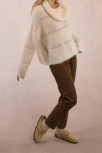 Carica l&#39;immagine nel visualizzatore di Gallery, MOLLY BRACKEN Maglione oversize rigato donna
