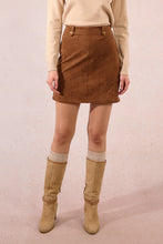Carica l&#39;immagine nel visualizzatore di Gallery, MOLLY BRACKEN Minigonna in camoscio donna
