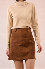 Carica l&#39;immagine nel visualizzatore di Gallery, MOLLY BRACKEN Minigonna in camoscio donna
