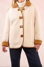 Carica l&#39;immagine nel visualizzatore di Gallery, MOLLY BRACKENCappotto in ecopelle di montone donna
