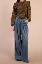 Carica l&#39;immagine nel visualizzatore di Gallery, MOLLY BRACKEN Denim ampio con cintura donna
